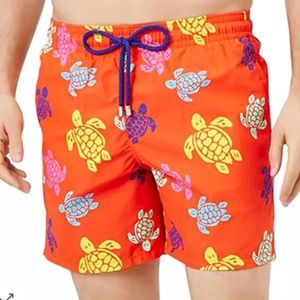 Moorea Multi-Color Turtles Swim Trunks